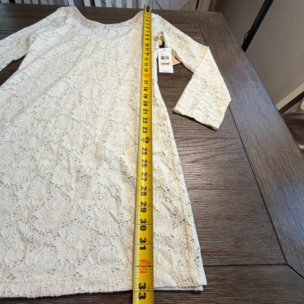Denim & Supply Ralph Lauren Lace Mini Dress Cream Embroidered  Size‎ M NEW
